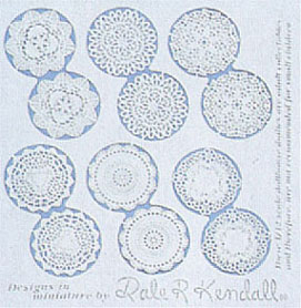 Dollhouse Miniature Doilies